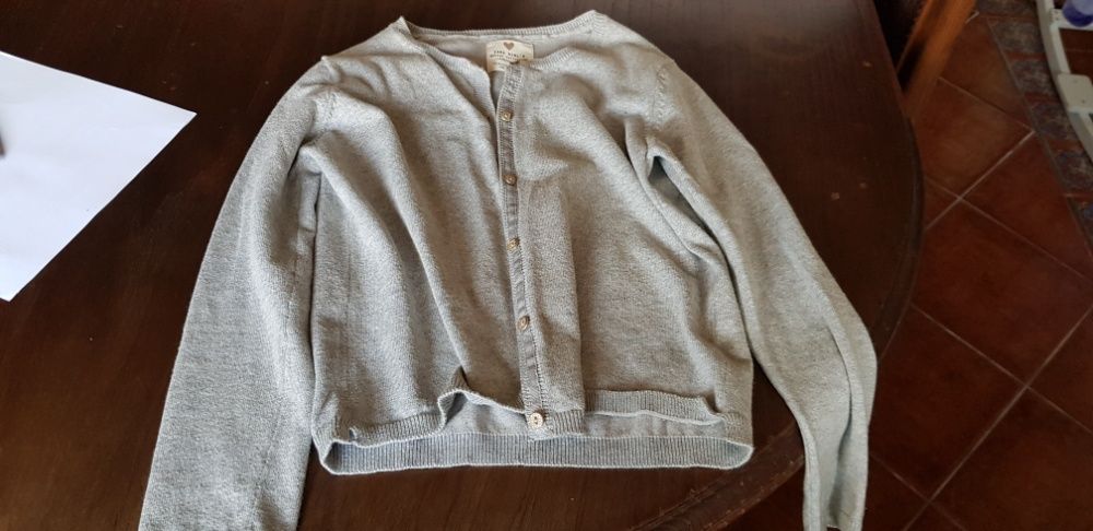 vestido tifosi, casaco zara e casaco girandola 7/8 anos