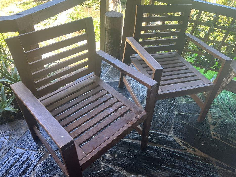 2 cadeiras de exterior