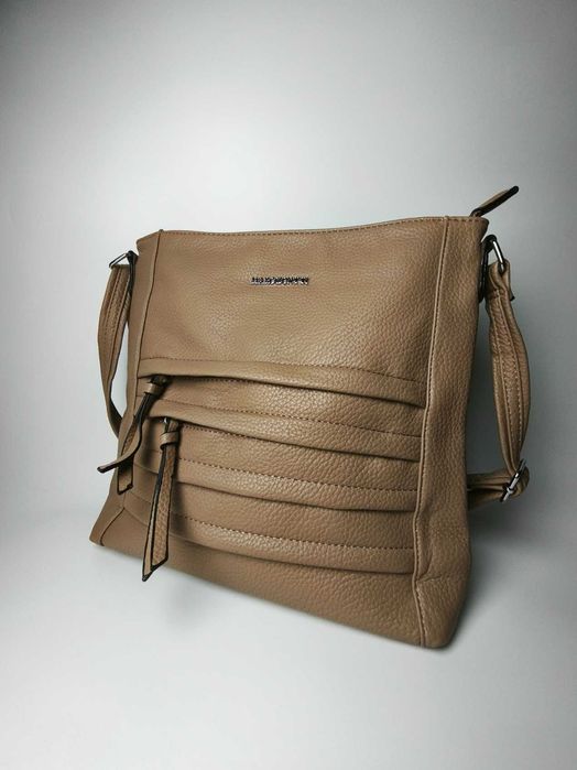 Damska nowa torebka brąz brązowa modna Marco Contti