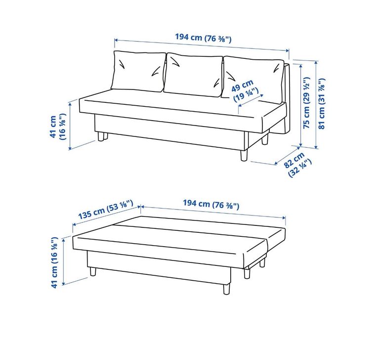 Sofá-cama para venda