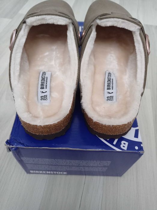 Klapki Birkenstock ocieplane