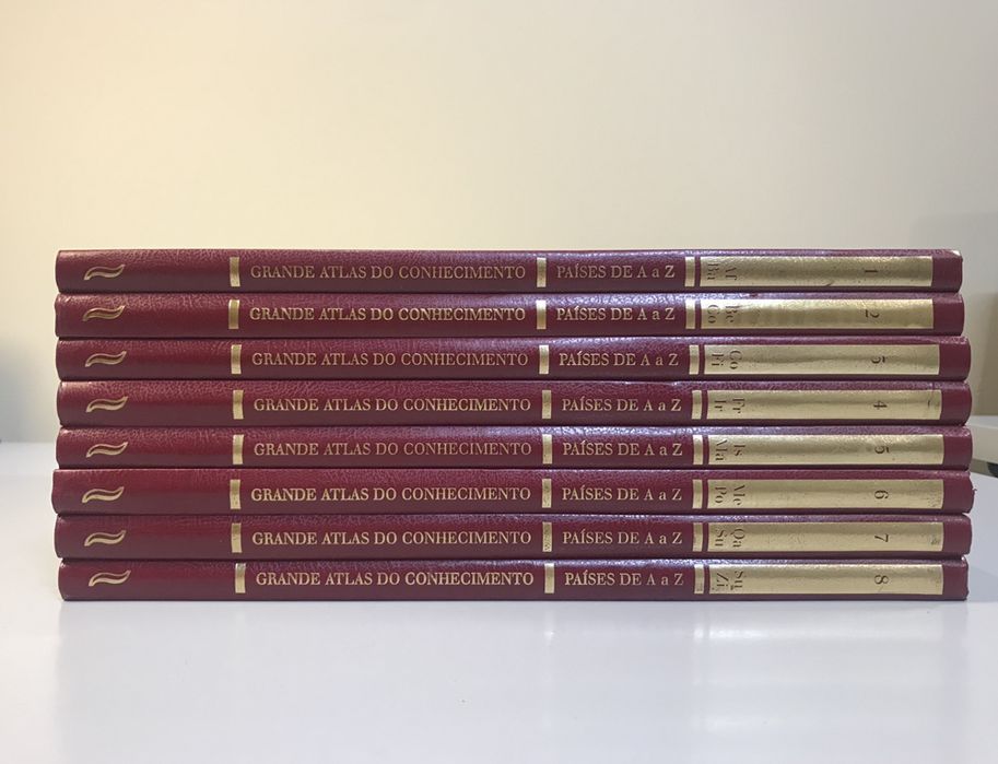 Enciclopédia/Coleção Grande Atlas do Conhecimento - excelente estado