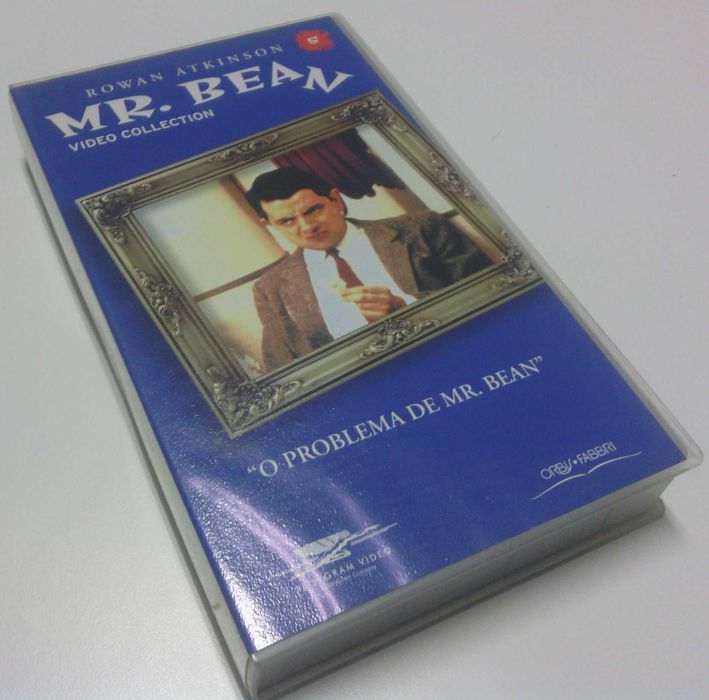 coleção vhs mr. bean bom estado pouco uso