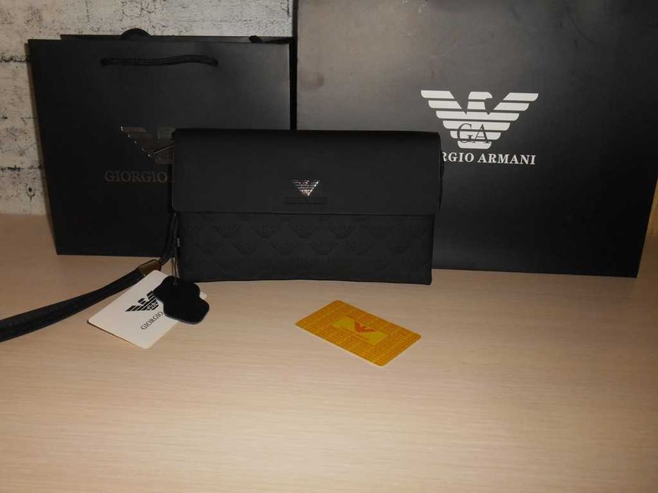 portfel MĘSKI Emporio Armani Saszetka Torebka, skora  9013
