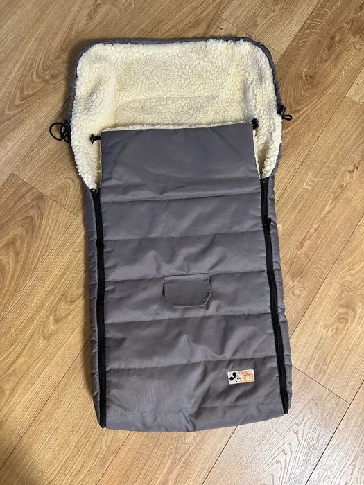 Конверт на овчині в коляску і сани