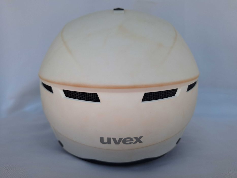 Kask narciarski Uvex Instinct Visor White Black Mat M 56-58cm