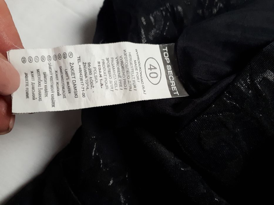 Sukienka czarna Top Secret rozmiar 38/40 L
