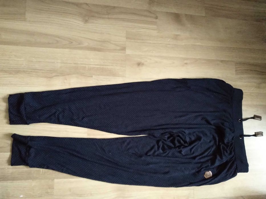 NAKETANO, spodnie damskie dres , bawełna , XXL ,granatowe