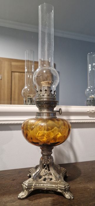 Lampa naftowa Francuska Piękna