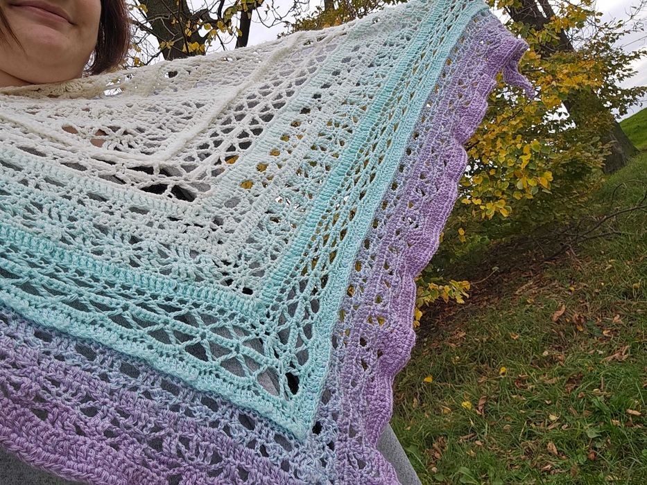 Chusta akryl bawelna