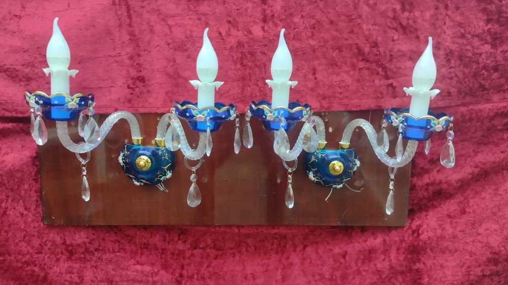 Хрустальна люстра 2 бра  смальта PRESIOSA