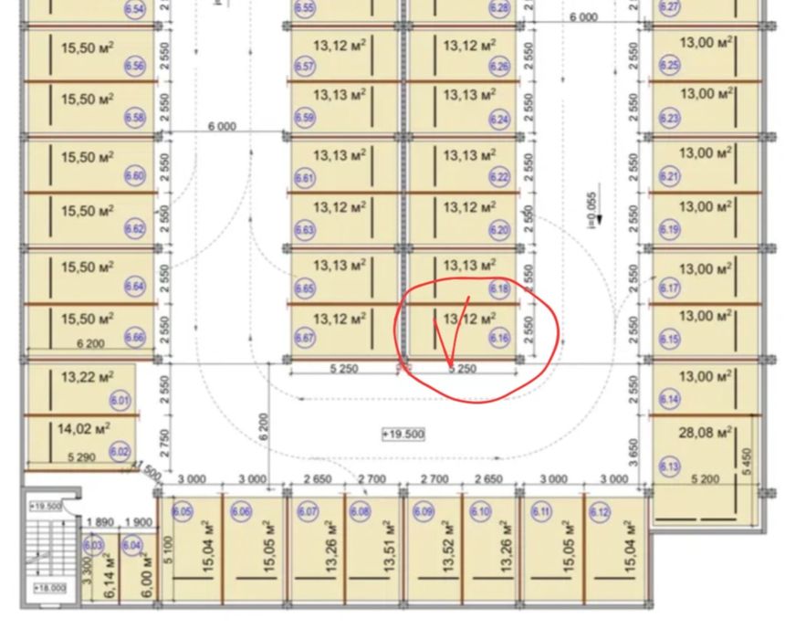 Паркінг  ЖК Севен Seven, 13,3м², 6 рівень під накриттям