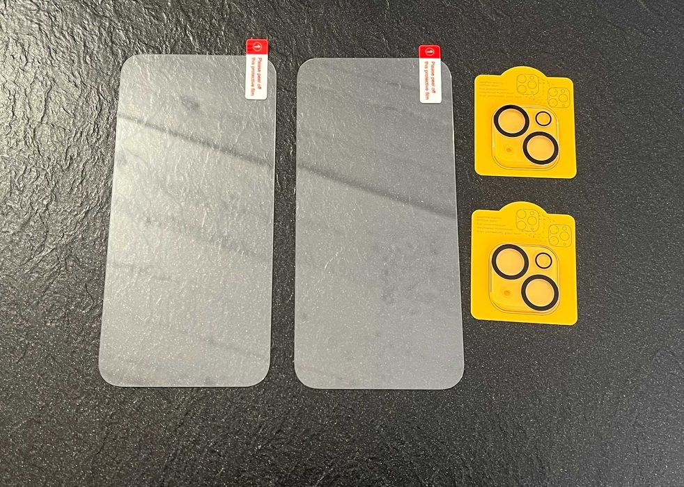 Etui do Smartfonu iPhone 15 Plus z szkłem hartowanym na ekran i aparat 5w1
