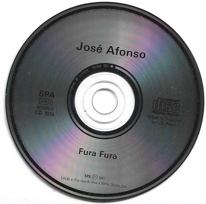 José Afonso	- - - - -		Fura Fura	- - - - -	CD
