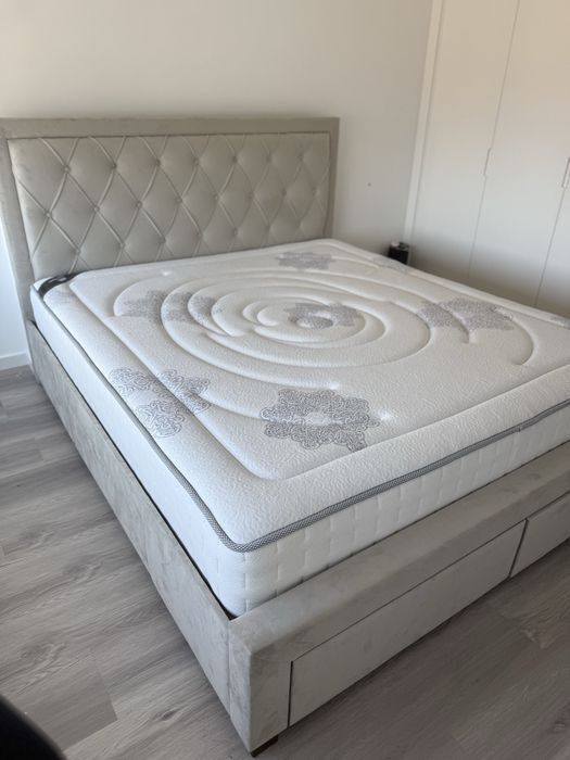 Cama de Casal + Colchão PREMIUM