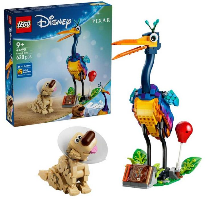 LEGO 43290 Kevin & Dug (Disney UP), новий набір, 628 деталей