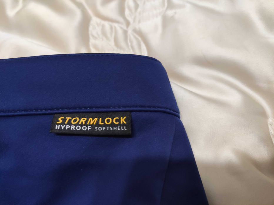 Męskie spodnie trekkingowe softshellowe Jack Wolfskin Stormlock r. 50