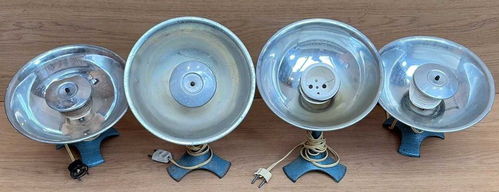 Aquecedores de mesa com base em ferro fundido
