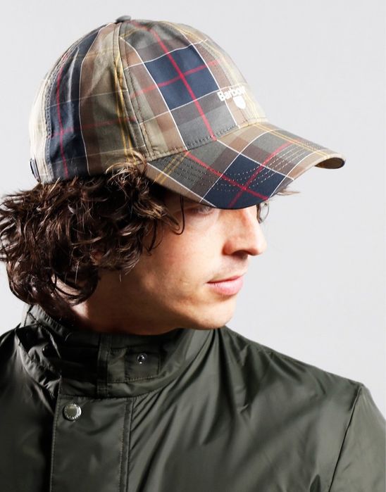Barbour Tartan Cap Подарункова Кепка Оригінал Бейсболка