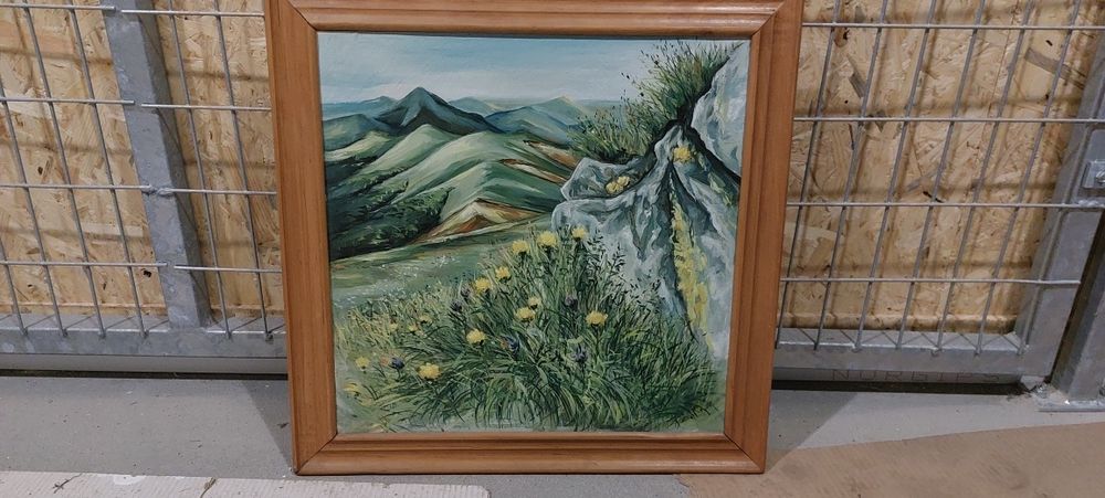 Obraz pt. "Lato w Górach"- 45 x 45cm  autor - Kazimierz