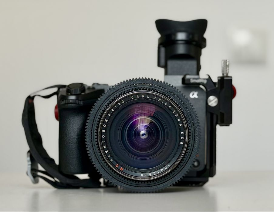 Obiektyw filmowy Carl Zeiss Jena DDR Flektogon 20/2.8 MC m42 CINE MOD