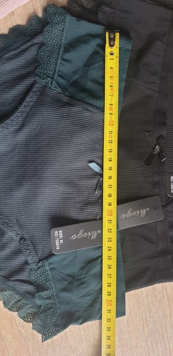 4×Damskie majtki figi w prążek XL