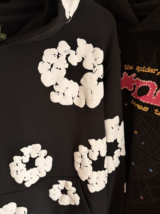Bluza Czarna kwiaty tears