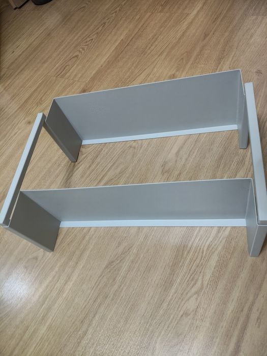 Prateleiras metal para interior ou exterior de armário, 2 prateleiras