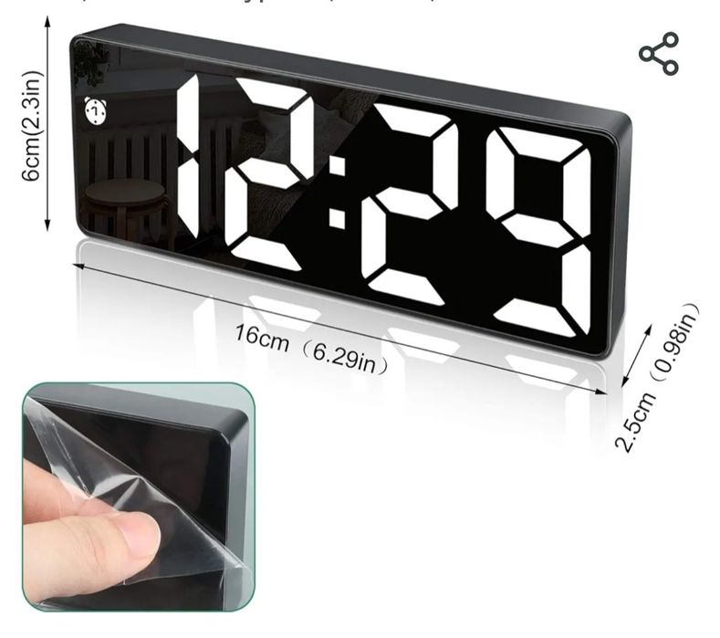 Nowoczesny Zegar LED – Styl i Funkcjonalność