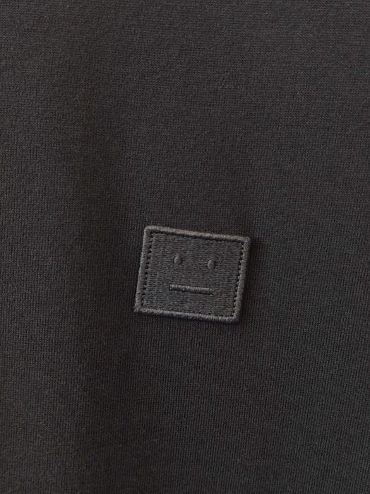 Футболка Acne Studios T-Shirt With Ellison Face Patch Navy