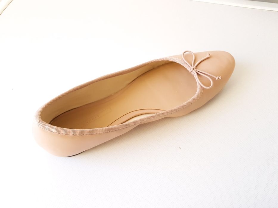 Esprit damskie buty 39 baleriny nude beżowe balerinki