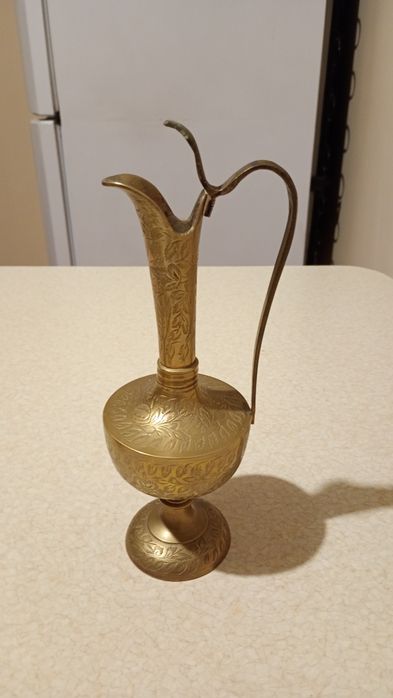 Mosiężny dzbanek 24 cm wysokość