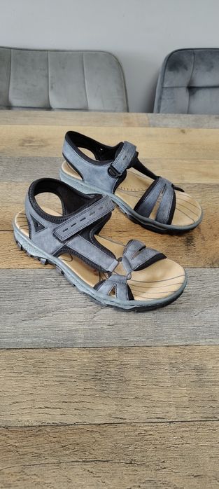 Buty sandały damskie sportowe Rieker rozmiar 40 wkładka 25,5 cm kolor Jeans/blue super stan Jak Nowe