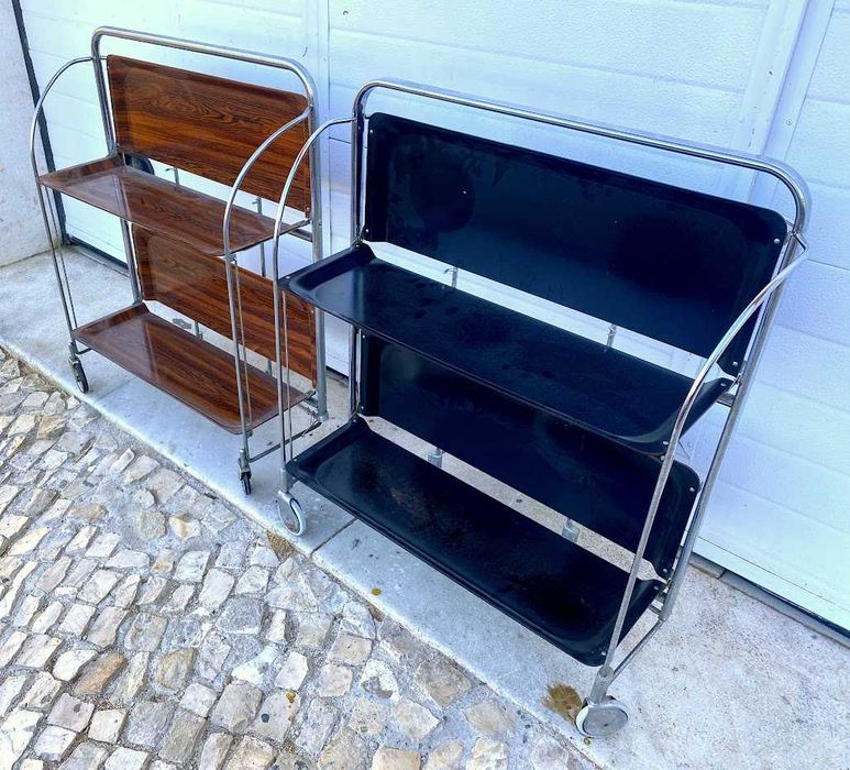 Carrinho de chá vintage +40comp x 22c x 8c x 69prof x 78alt.