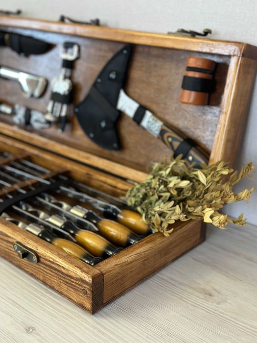 Набор шампуров, подарунок чоловіку, Подарунки, шампура, ПРОИЗВОДИТЕЛЬ