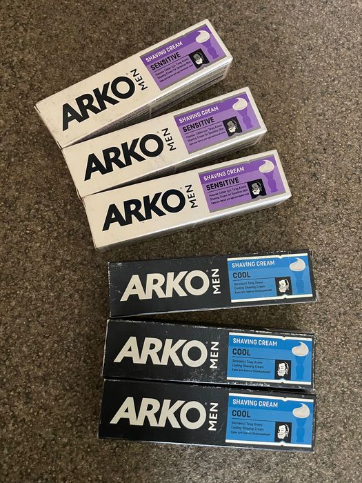 Мужской крем для бритья ARKO Cool Охлаждающий, 65 г