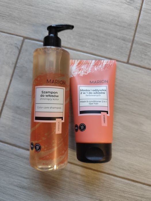 Zestaw Marion Basic Hair do włosów farbowanych szampon i maska/ odżywka