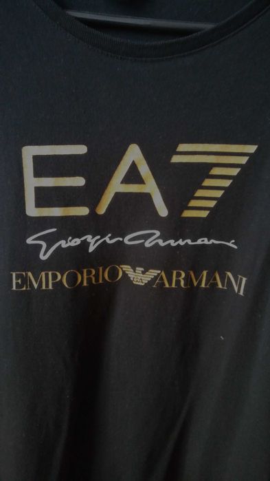 T-Shirt Koszulka Armani Męska rozmiar M / Black Gold