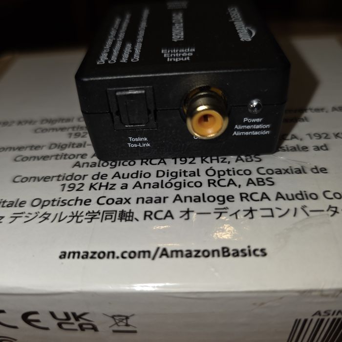 Audio Converter - Digital to Analog Dac 192 khz * Amazon Basic *