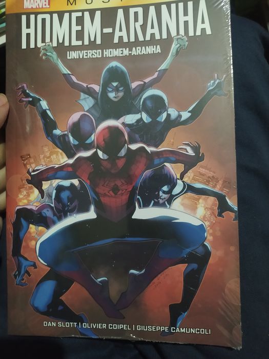 Álbum homem aranha spiderverse banda desenhada selado de fábrica