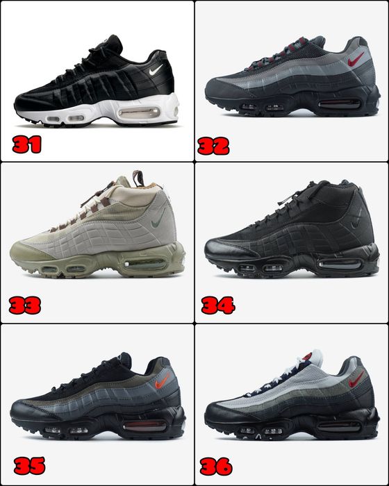 ВСІ КОЛЬОРИ‼️ Кросівки Nike Air Max 95 x Corteiz / 36-46, ПРЕМІУМ