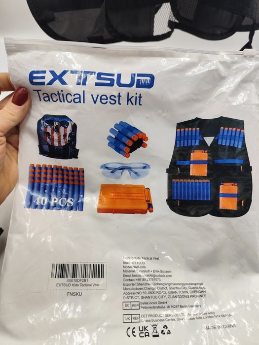 Zestaw taktyczny do zabawy NERF – dla dwóch osób / dzieci