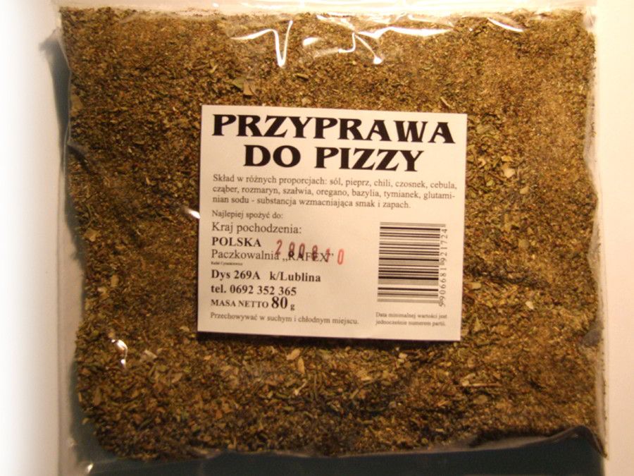 przyprawa do pizzy 70 g