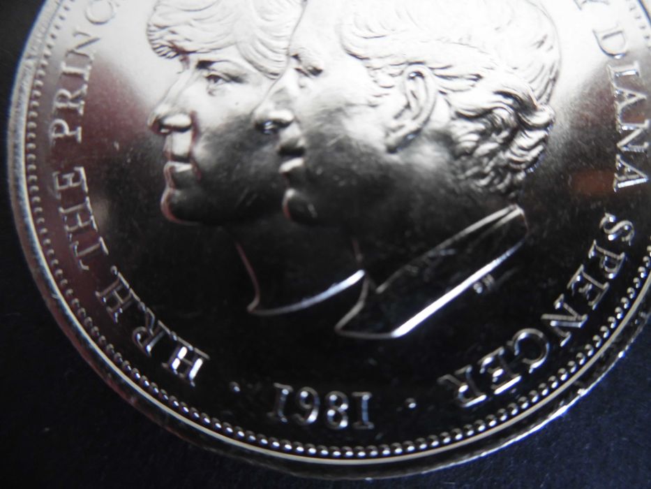 Medalha 1981 Casamento Príncipe Gales e Diana Spencer