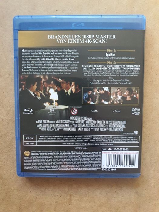 Goodfellas (Chłopcy z ferajny) [Blu-Ray]