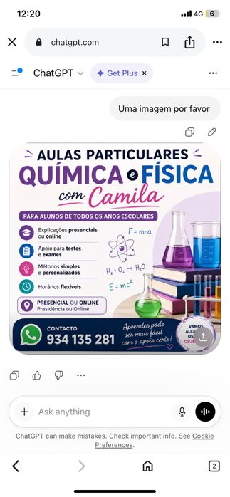 Aulas particulares de Química e Física
