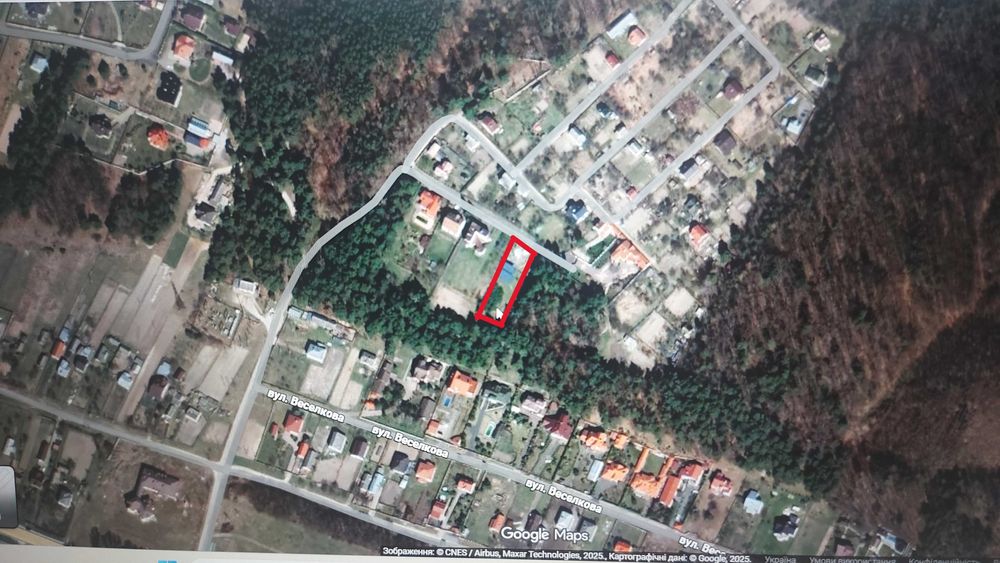 Продаж земельної ділянки с. Страдч (10 км від Львова)