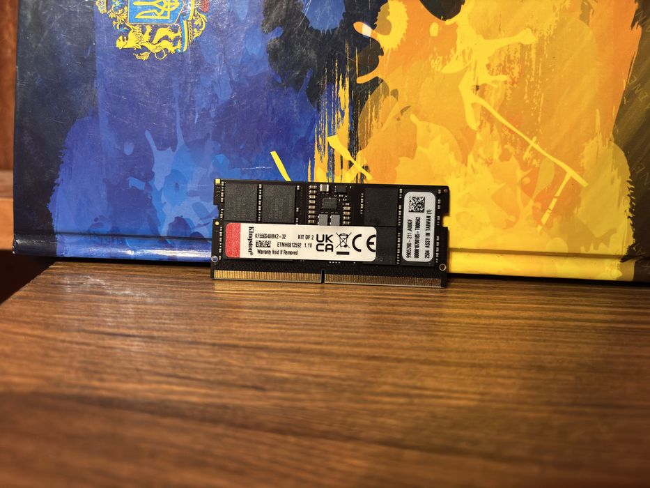 Kingston KF556S40IBK2-32 32ГБ (2×16ГБ) DDR5 SO-DIMM 5600MT/s