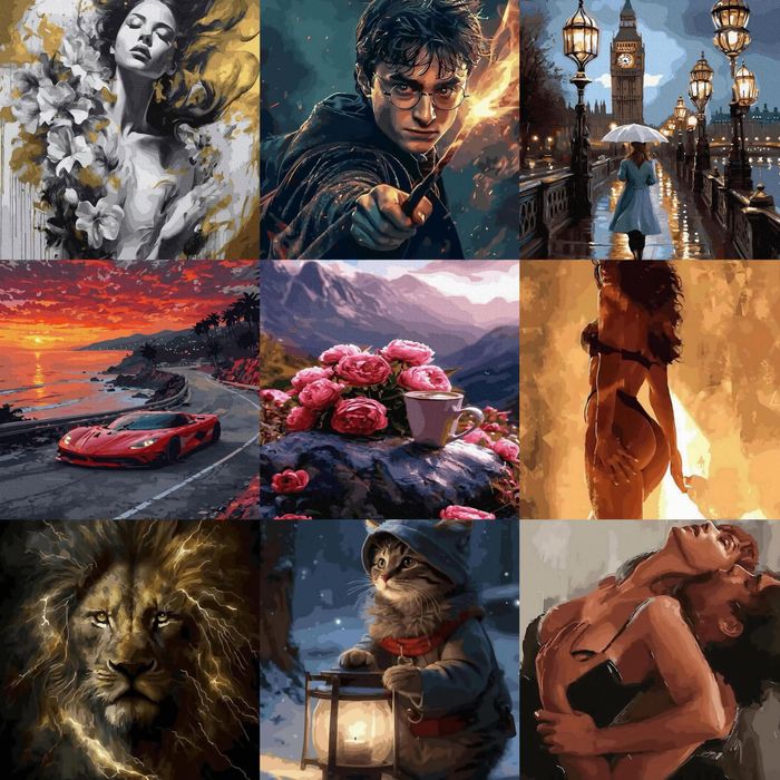 Картина по номерам