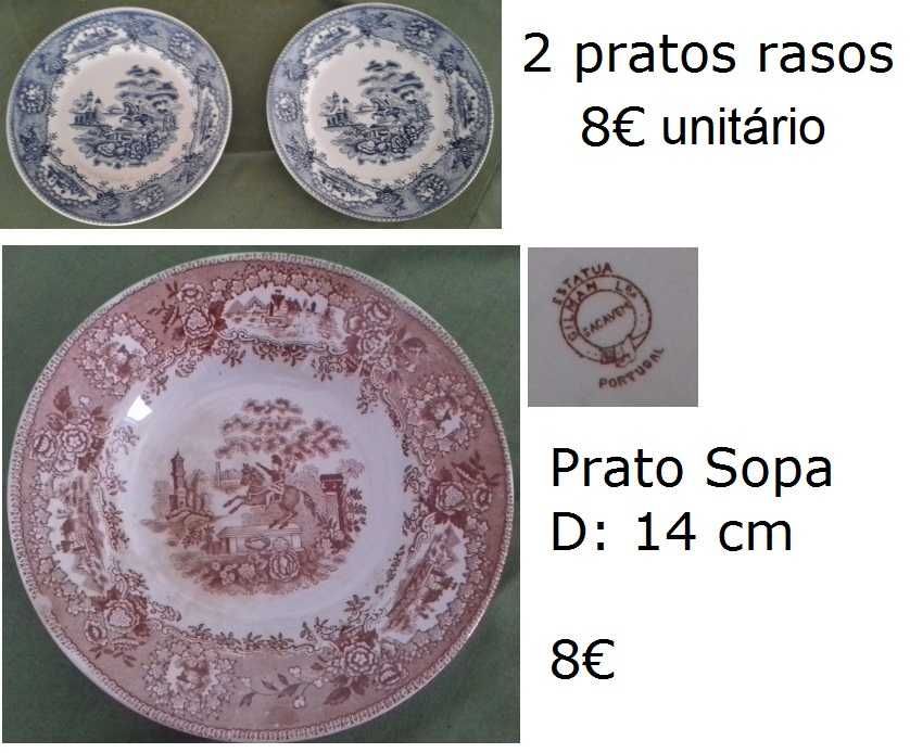 !! LER DESCRIÇÂO !! Pratos vintage Lindos !